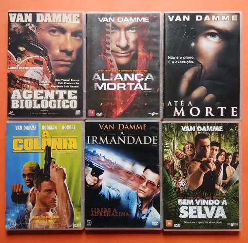 Dvds Coleção Van Damme - 35 Filmes