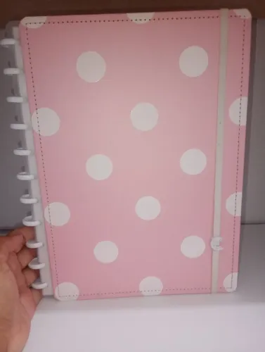 Caderno Inteligente grande (Poá, Barbie, Paris)