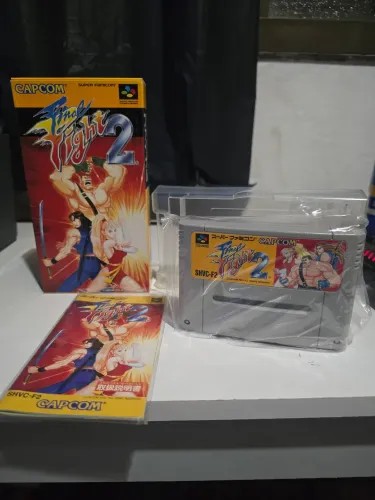 Final Fight 2 Super Famicom - CIB Original JP - EXCELENTE ESTADO *COLECIONADOR*