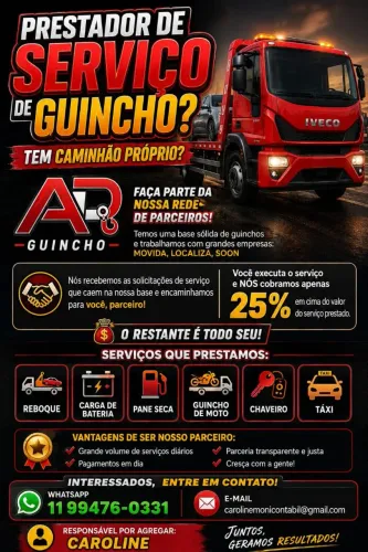 Prestador com Guincho
