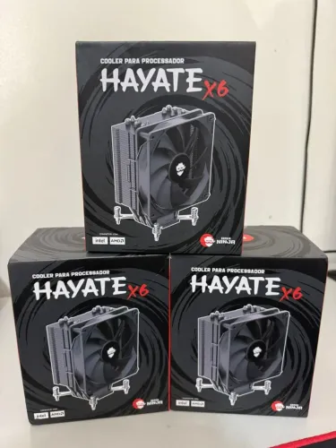 Cooler Gamer Ninja Hayate X6 120mm - Novo Lacrado - Intel e AMD