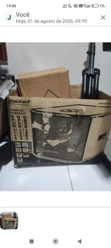 Sub 12polegdas, 550w oneal novo