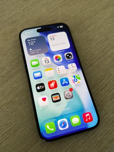 Iphone 15 Pro 256gb azul - com nota