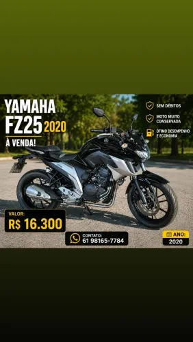 FZ 25 Ano 19/20 - Oportunidade!