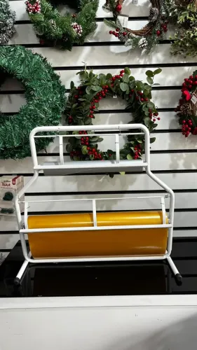 Suporte Duplo para Bobinas Papel Kraft/Presente 60 e 40cm
