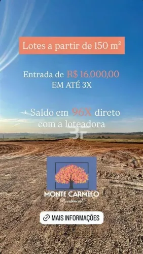 Terreno à venda, 150 m² por R$ 160.000,00 - MONTE CARMELO - Indaiatuba/SP