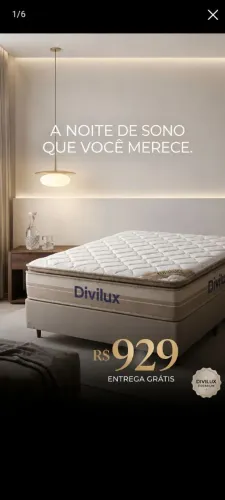 Cama box divilux conforto e resistente promoção hj