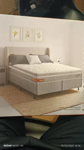 Cama baú e colchão TOP Linha