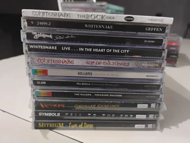 Cds Originais de Metal e Rock