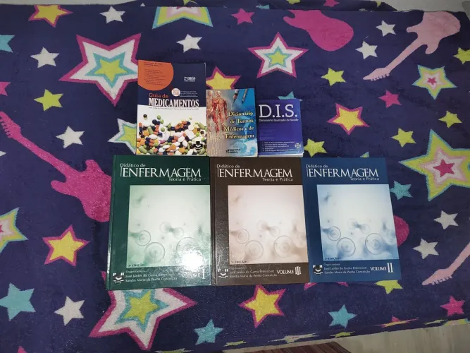 Kit Completo Enfermagem - 6 Livros Essenciais (ESTADO DE NOVO)
