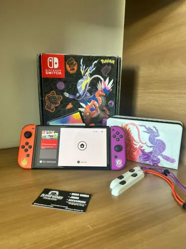 Nintendo Switch OLED Edição Pokémon!  (Aceito Cartão)