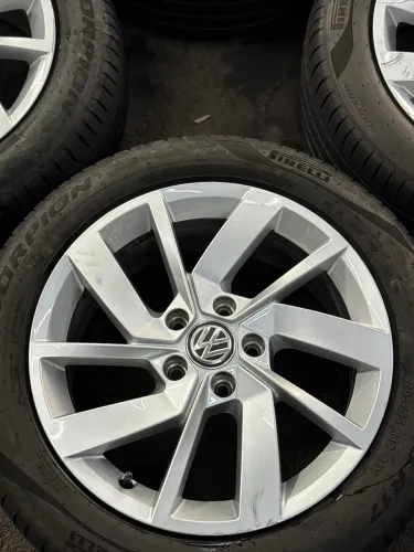 Rodas Jetta aro 17 furacão 5x112 original 