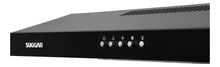 Depurador De Ar Slim 60 Cm Preto Suggar Preto