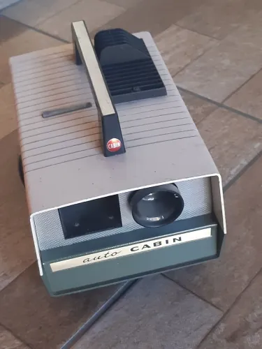 Projetor vintage da década de 70