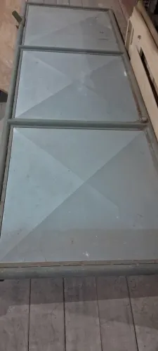 PORTA GALVANIZADA NOVA 3,00m x 1,00m - SUPER ROBUSTO E RESISTENTE