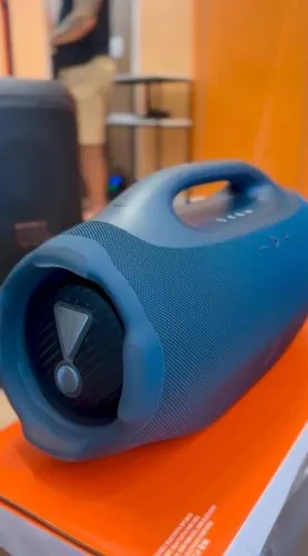 Caixa de Som Boombox Bluetooth - Azul
