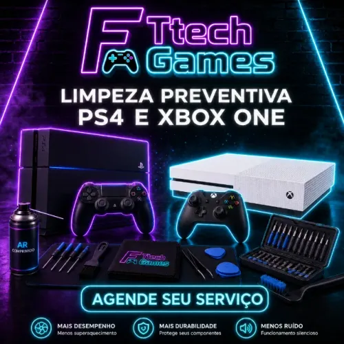Assistência em Salvador - Conserto de Xbox One, Series, Steam Deck PS4, PS5 e Joysticks