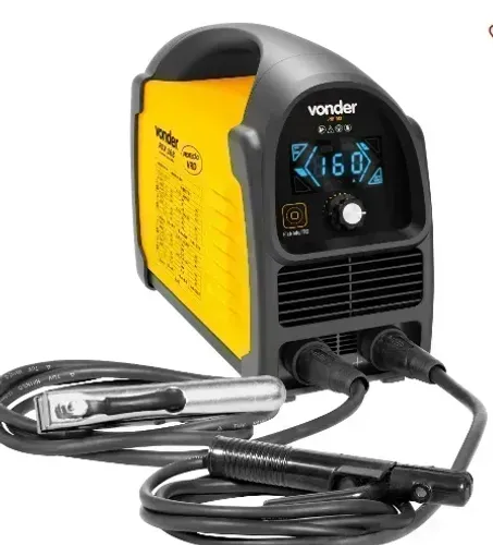 Máquina Inversora de solda eletrodo e TIG com display LED bivolt RIV 168 Vonder