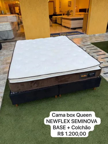 Colchão queen NEWFLEX SEMINOVO TOP - Entrego!