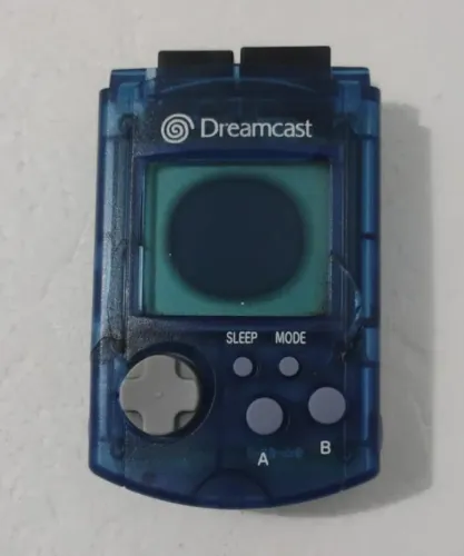 VMU azul translúcido original Dreamcast