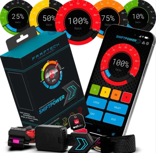 Shiftpower Jeep compass Com Modo Eco Chip De Acelerador Bluetooth App