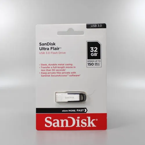 Sandisk Ultra Flair - USB Flash Drive - 32 GB - Prata