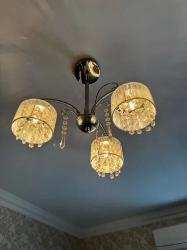 Lustre médio com cristais
