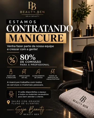 Vaga para Manicure