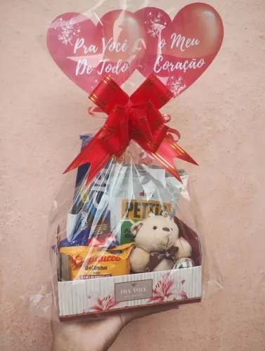 Cesta de Chocolate, Presente para o Dia da Mulher 