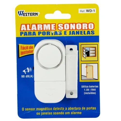 Sensor de presença alarme sonoro pra porta janela