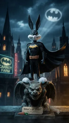 Boneco Edição Limitada Action Figure The Dark Bunny