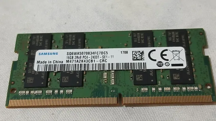 Memoria ddr4 16g 2400 notebook