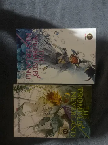 Mangá the promised Neverland vol. 15 e 18