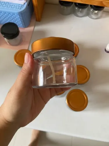 10 vidro pianezza 210ml com pavio para vela aromática
