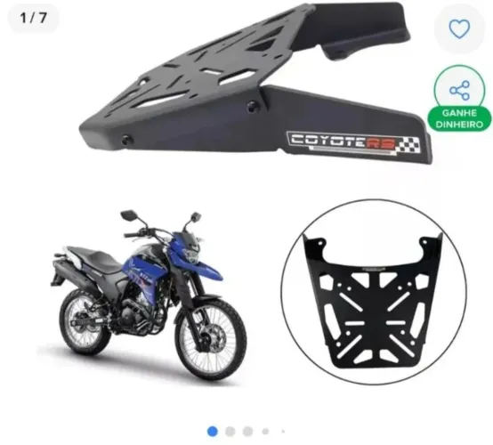 Bagageiro Coyote para Lander 250
