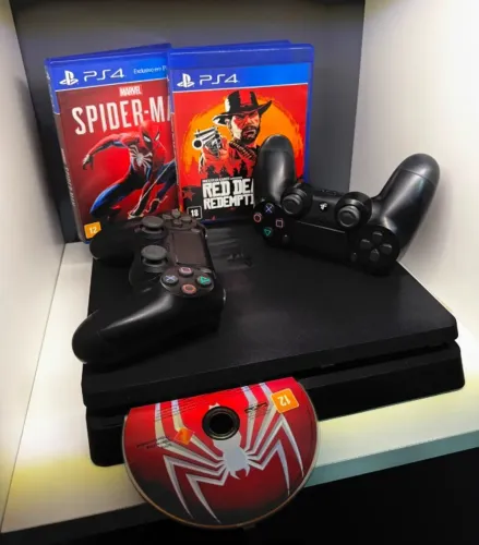 PlayStation 4 - 2 Controles Originais