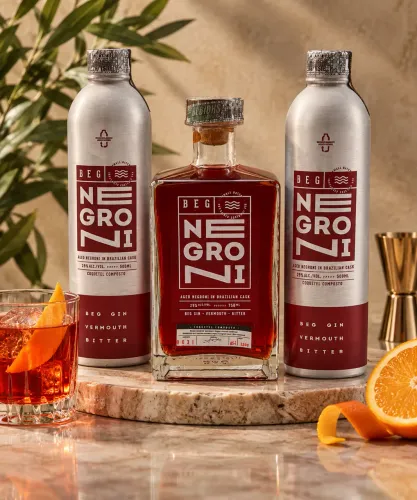 Garrafas de Negroni