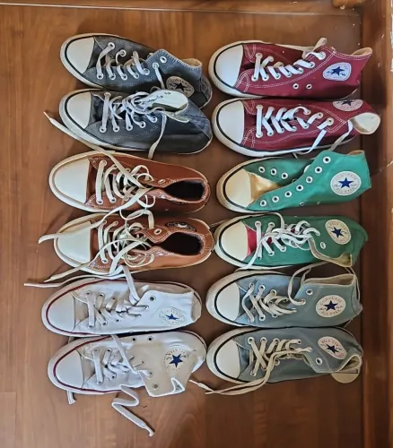 Lote all star - 6 pares, tamanho 35 e 36