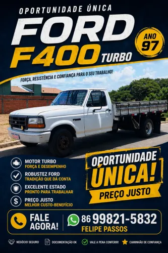 Ford F-4000 3.9 Turbo Intercooler Diesel 2P Manual 1997