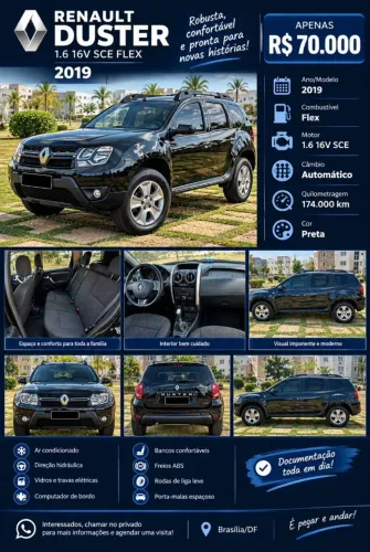 Renault Duster Expression1.6 Flex 16V Aut. 2019