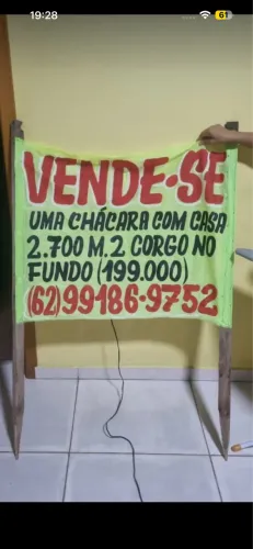Vende-se chácara Anápolis 