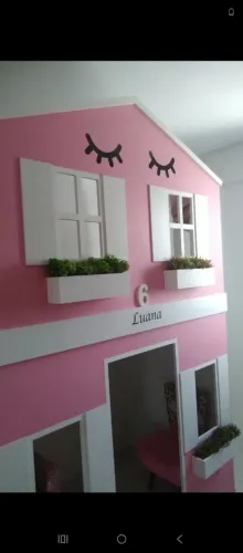 Cama infantil casinha menina