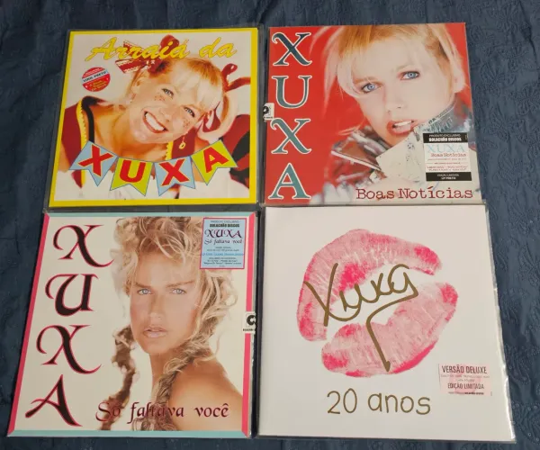 Combo de Discos da Xuxa - boas notícias, arraiá, 20 anos e só faltava você.