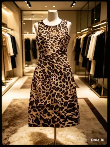 Vestido onça 