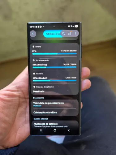 S22 ultra , 12 GB RAM, 256 DE ARMAZENAMENTO