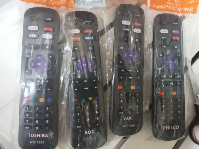 Controles de tv roku aoc,toshiba,philco