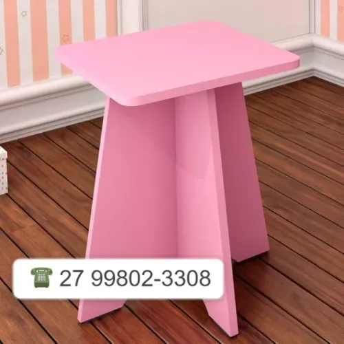 = BANQUETA TWISTER - QUARTZO ROSA