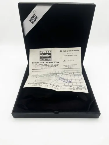 Caixa original de caneta Mont blanc usada