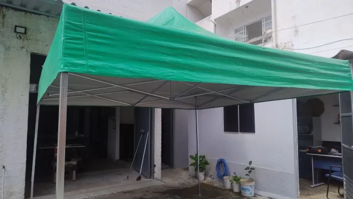 Tenda Sanfonada 3X3 Marca Peniel Tendas Cor Verde