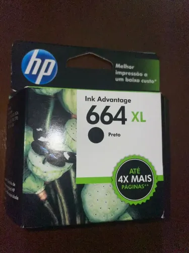 Cartucho De Tinta HP 664XL Preto - Lacrado
